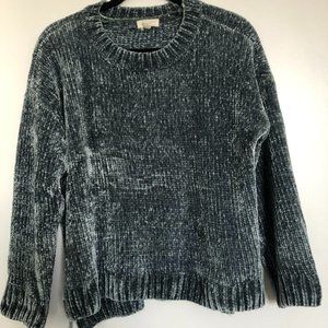 Green Chenille Sweater